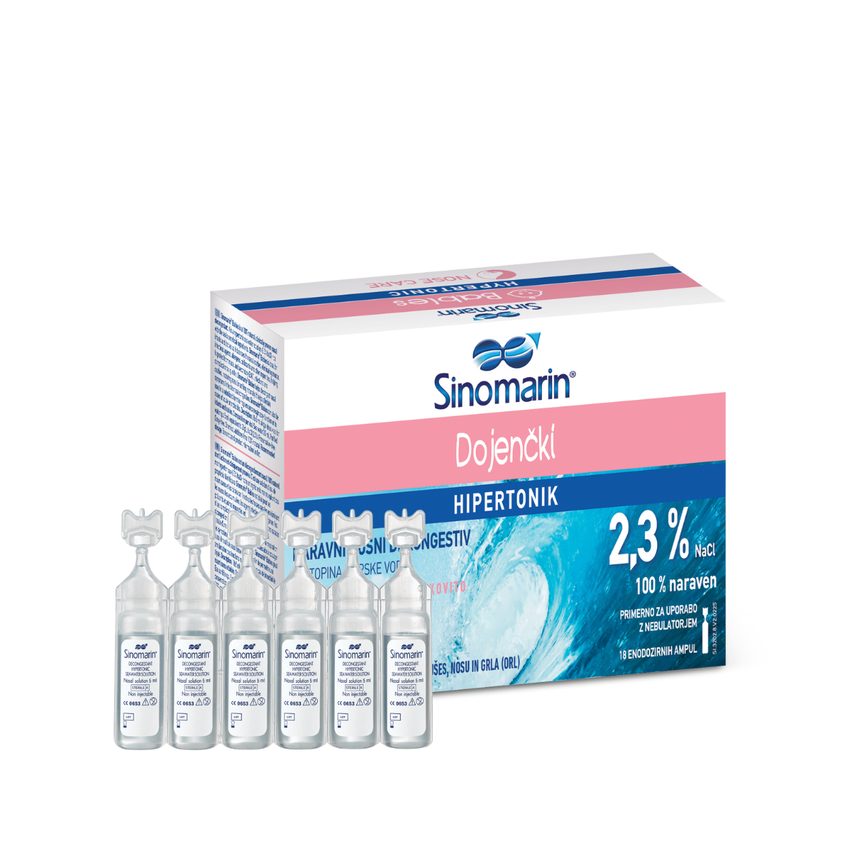 Sinomarin® Dojenčki, hipertonične ampule