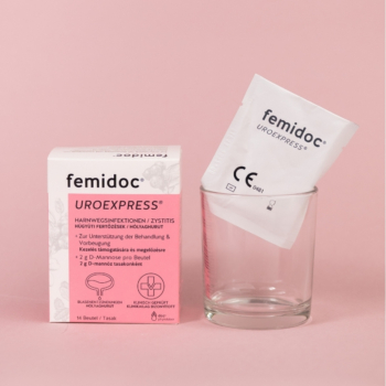femidoc® vnetje mehurja, vrečke za napitek