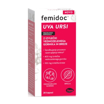 Izdelek femidoc UVA URSI z 28 kapsulami